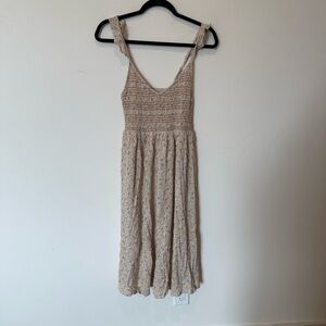 Hem & Thred Floral Midi Dress Womens Size Medium Feminine Girly Summer Beachy